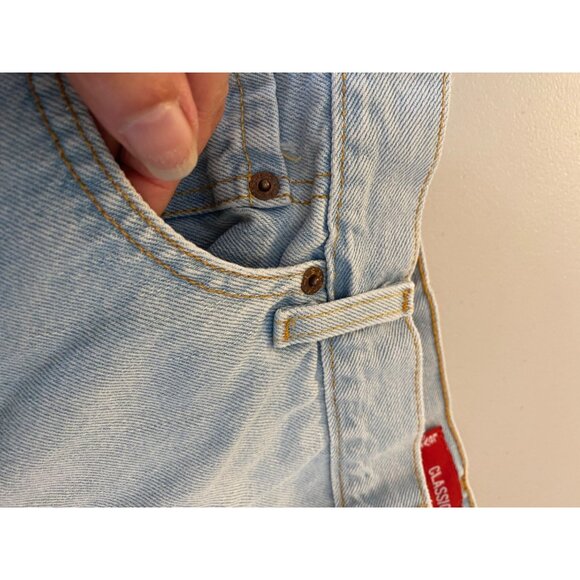 Levis Classic Fit Denim Shorts Size 16 Miss Light Wash Womems - Picture 5 of 11